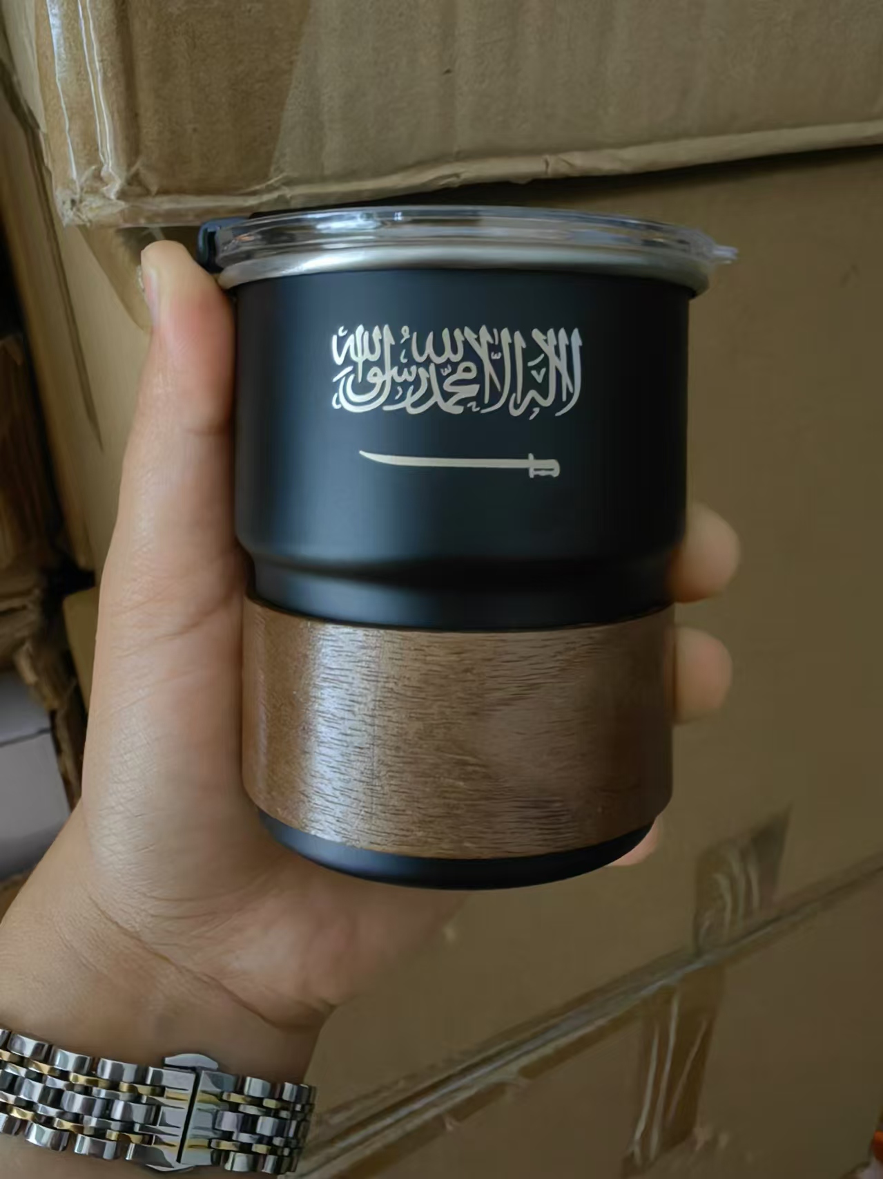 Coffee Equipment Logo - كوب بيرة من الفولاذ المقاوم للصدأ
