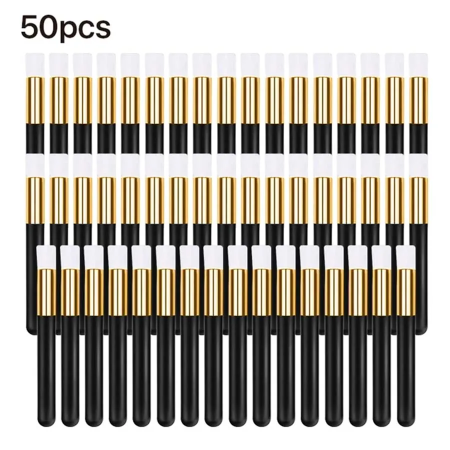 Group Head Brush - 10/20/50 قطعة فرشاة تنظيف الرموش لاش