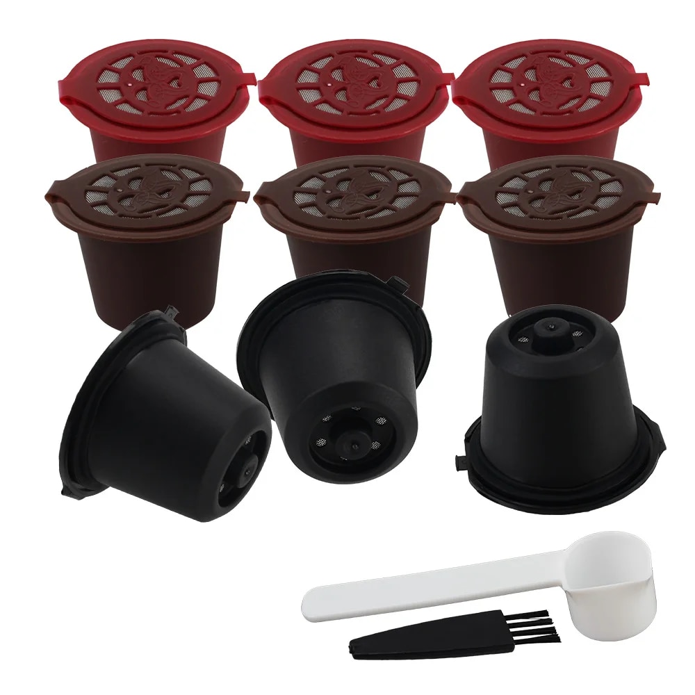 Coffee Equipment Set - 4 قطع من كبسولات القهوة القابلة