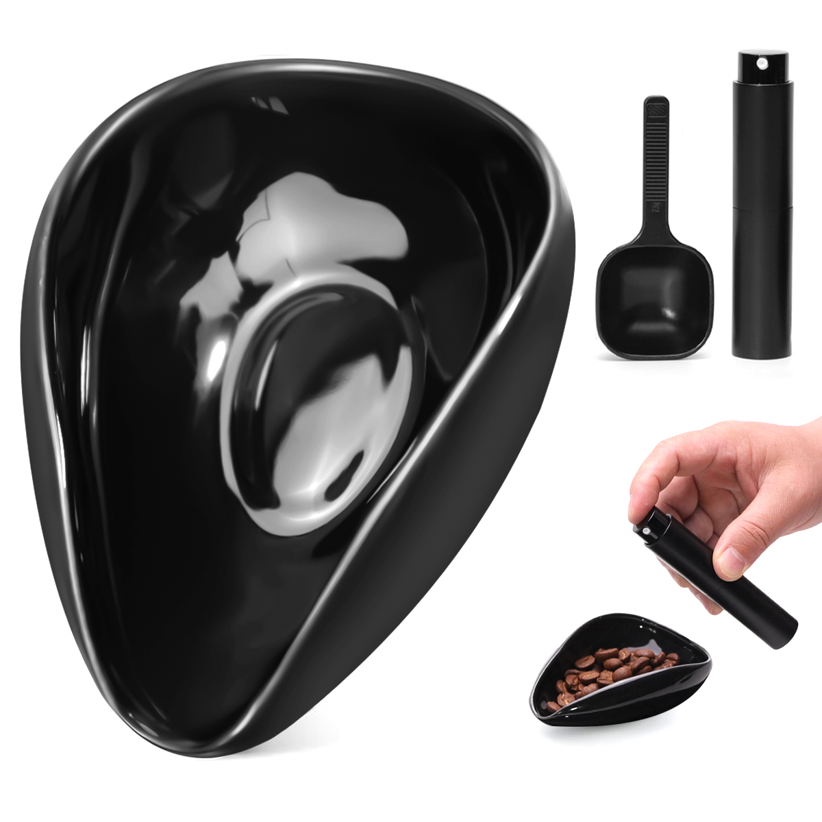 Coffee Equipment Set - مجموعة كوب وملعقة جرعات حبوب القهوة
