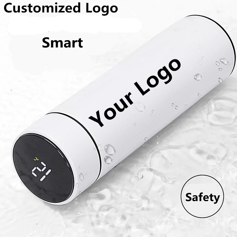 Coffee Equipment Logo - زجاجة ماء ذكية مع شاشة لعرض