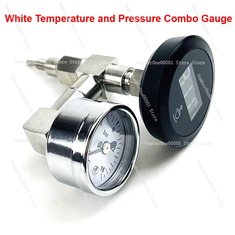 Pressure Gauge Espresso - مجموعة تحويل مقياس الضغط ومقياس الحرارة
