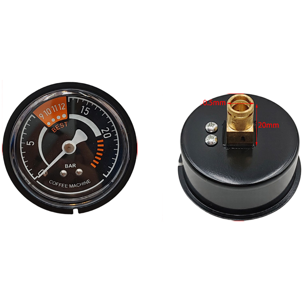 Pressure Gauge Espresso - مقياس ضغط ماكينة القهوة لآلة الإسبريسو،