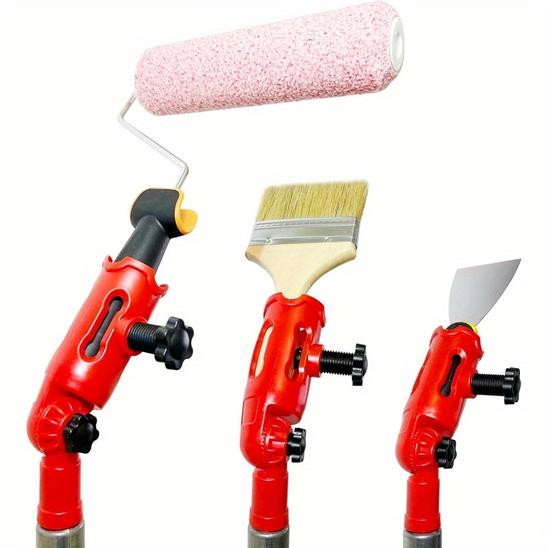 Group Head Brush - أداة طلاء متعددة الزوايا حمراء اللون