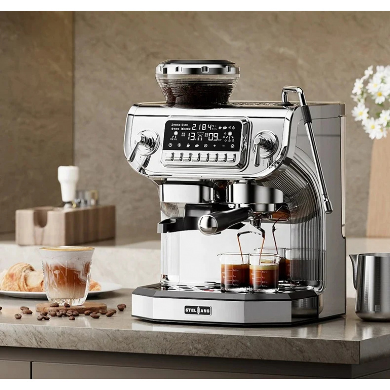 Coffee Equipment For Espresso Machine - ماكينة تحضير القهوة الأوتوماتيكية من الفولاذ