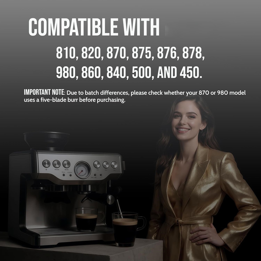 Breville Espresso Bes870 - شفرة طحن (AIMA) بديلة لآلة القهوة