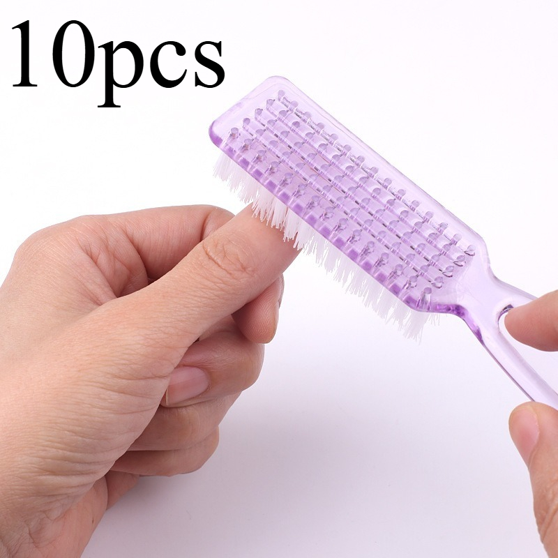 Group Head Brush - 10 قطع من أدوات العناية بالأظافر