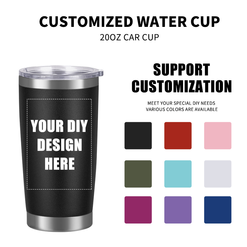 كوب سفر معزول بجدار مزدوج مطلي - مراجعة Coffee Equipment Logo وسعره