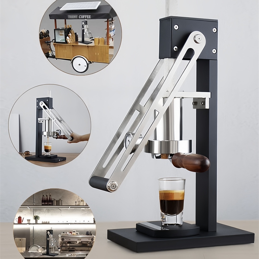 ماكينة قهوة إسبريسو يدوية مع م - مراجعة Pressure Gauge Espresso وسعره