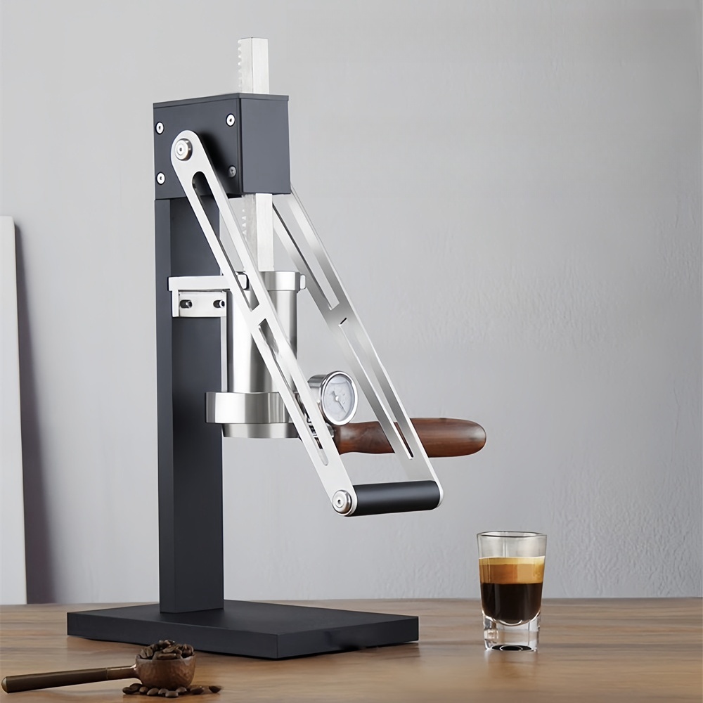 ماكينة قهوة إسبريسو يدوية مع م - مراجعة Pressure Gauge Espresso وسعره