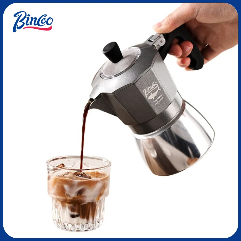 بينكو وعاء موكا بسعة كوبين بصم - مراجعة Coffee Equipment Set وسعره