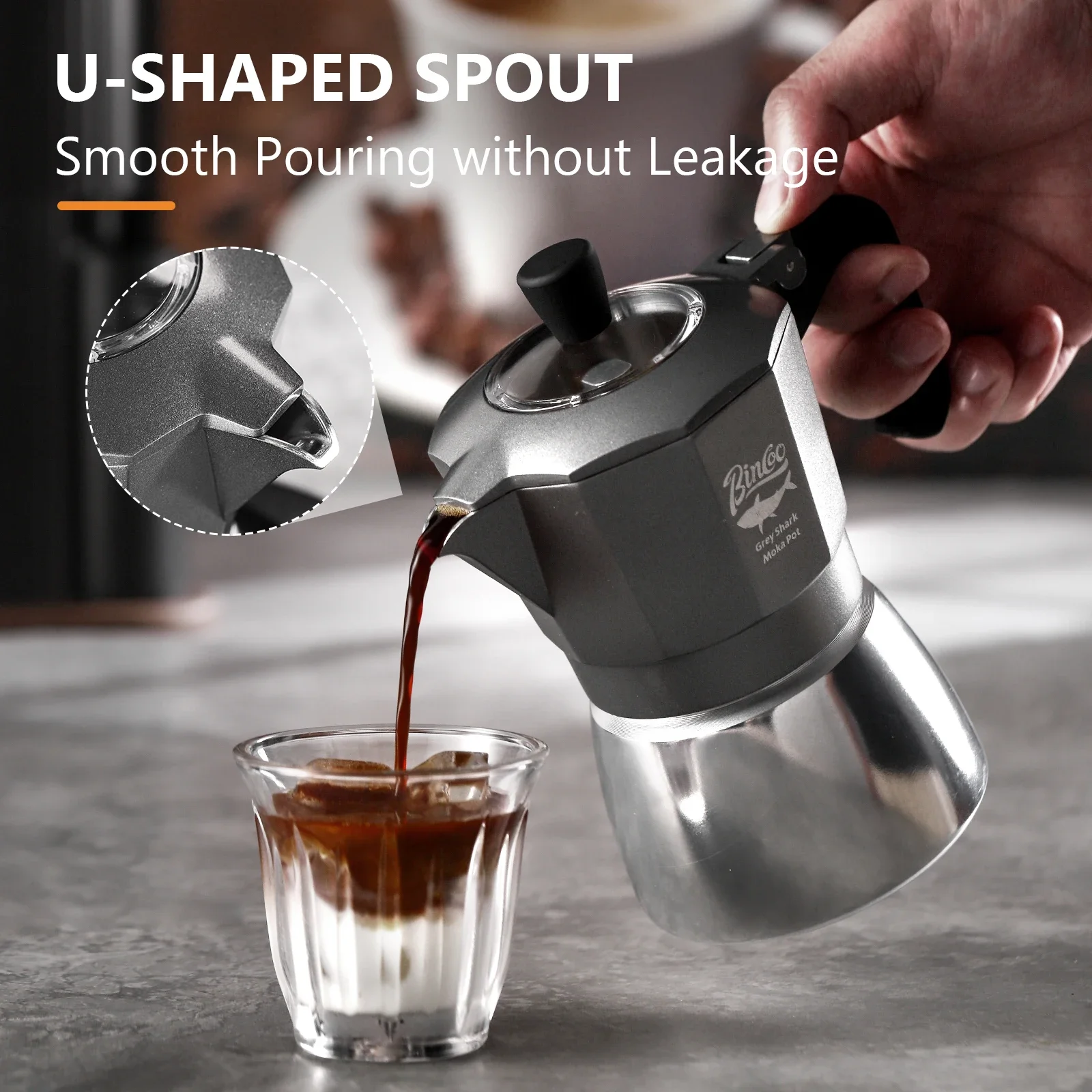بينكو وعاء موكا بسعة كوبين بصم - مراجعة Coffee Equipment Set وسعره