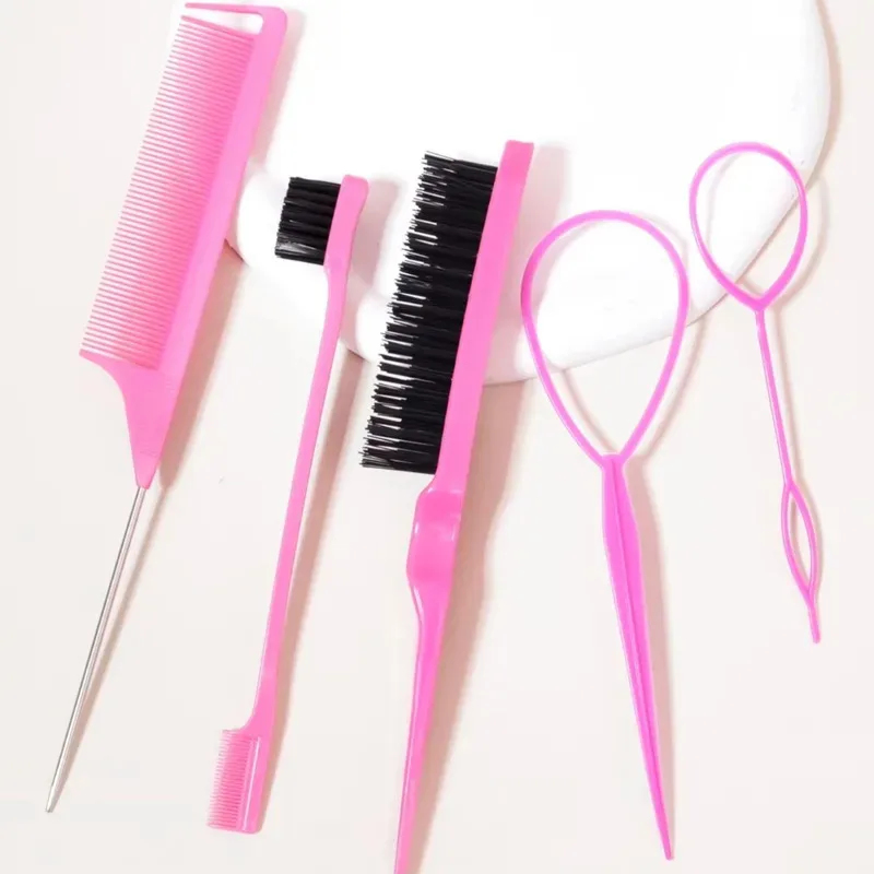 مجموعة من 5 أمشاط للتصفيف، تشم - مراجعة Group Head Brush وسعره