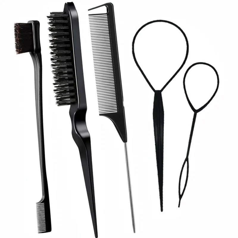 مجموعة من 5 أمشاط للتصفيف، تشم - مراجعة Group Head Brush وسعره
