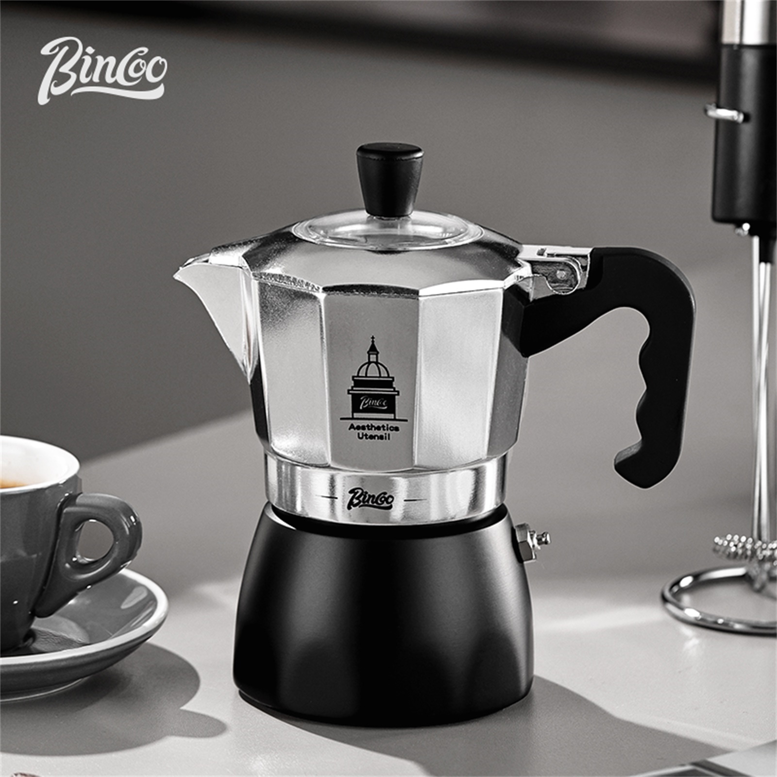 وعاء موكا ذو صمام مزدوج من BIN - مراجعة Coffee Equipment Set وسعره