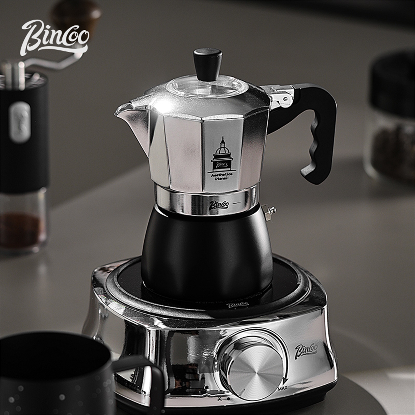 وعاء موكا ذو صمام مزدوج من BIN - مراجعة Coffee Equipment Set وسعره
