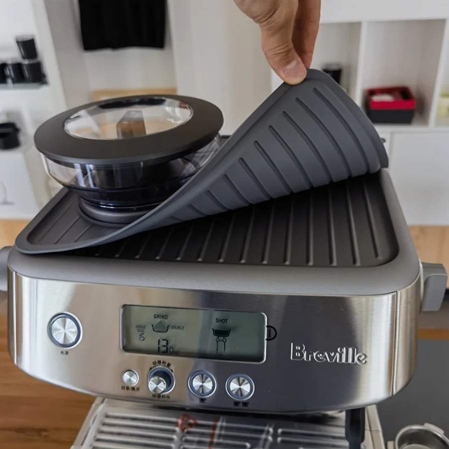 حصيرة قهوة سيليكون مضادة للانز - مراجعة Breville Espresso Bes870 وسعره