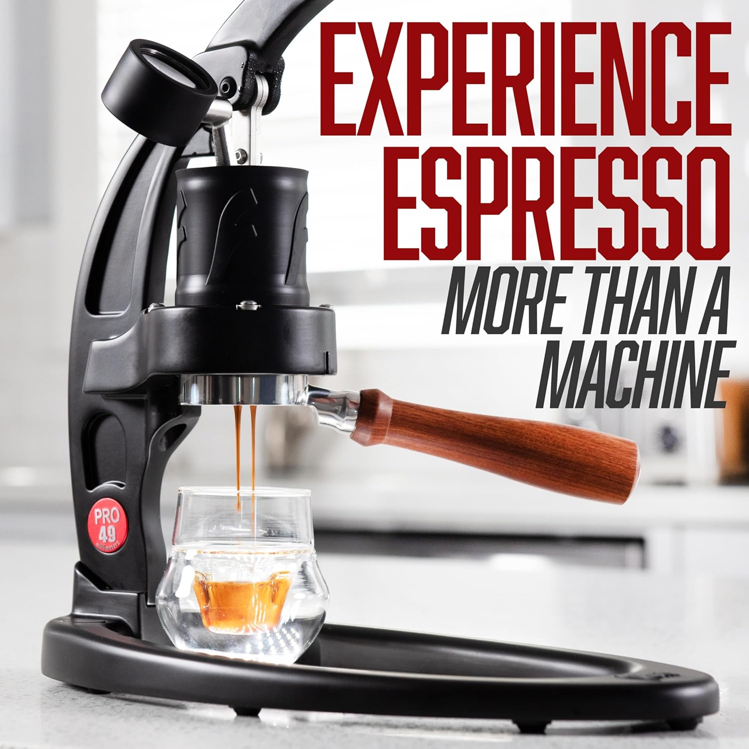ماكينة إسبريسو يدوية 49 ملم، س - مراجعة Pressure Gauge Espresso وسعره