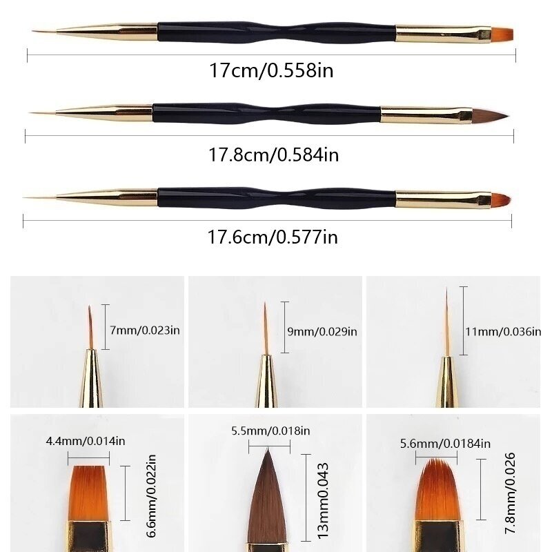 3 قطع من أقلام الرسم الفنية لل - مراجعة Group Head Brush وسعره