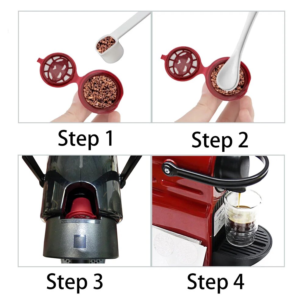 4 قطع من كبسولات القهوة القابل - مراجعة Coffee Equipment Set وسعره