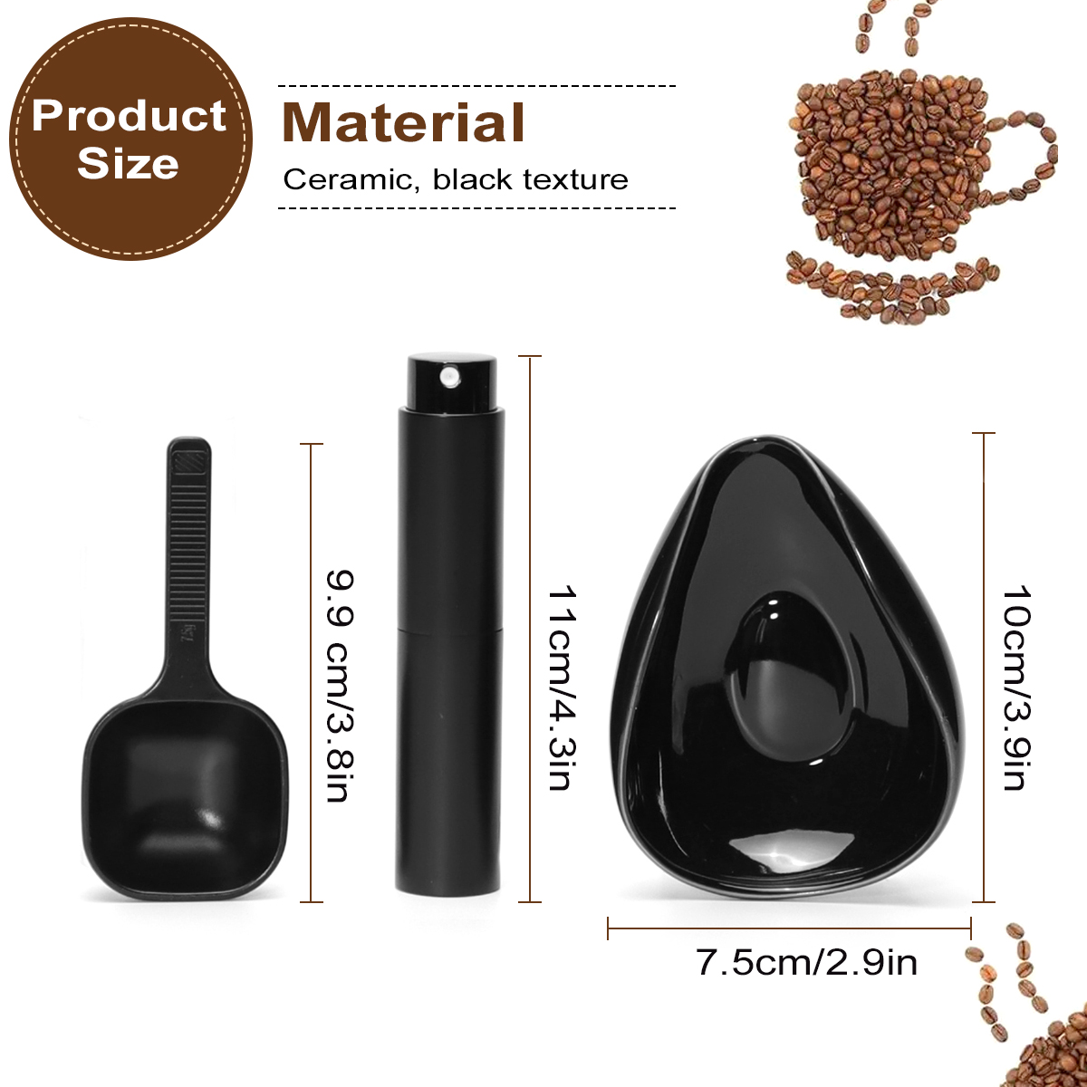 مجموعة كوب وملعقة جرعات حبوب ا - مراجعة Coffee Equipment Set وسعره