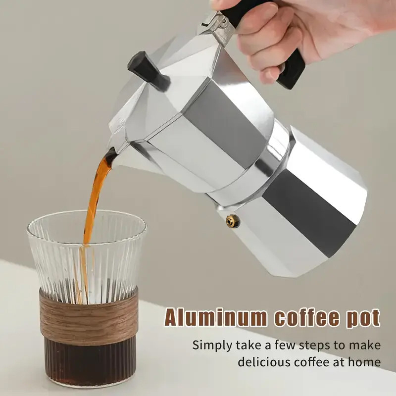 وعاء موكا كلاسيكي من الألومنيو - مراجعة Coffee Equipment Set وسعره