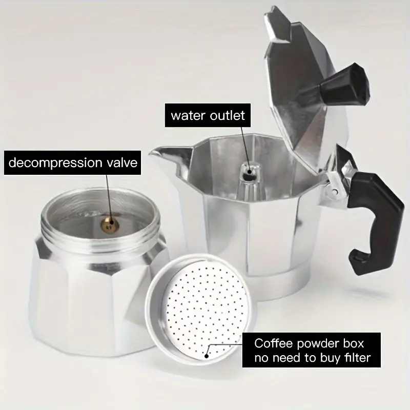 وعاء موكا كلاسيكي من الألومنيو - مراجعة Coffee Equipment Set وسعره