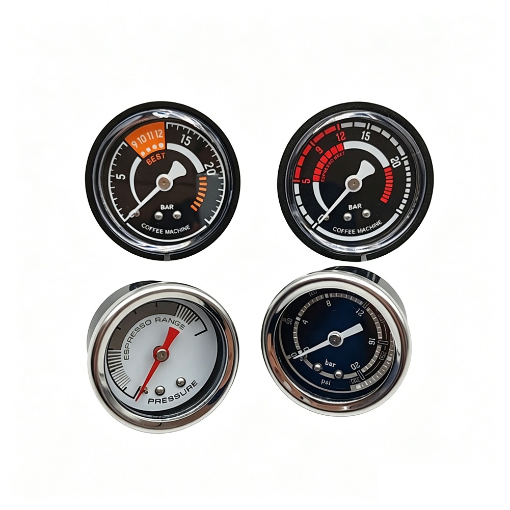 مقياس ضغط ماكينة القهوة لآلة ا - مراجعة Pressure Gauge Espresso وسعره