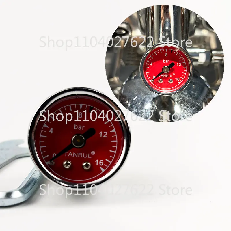 ماكينة القهوة E61 شبه الأوتوما - مراجعة Pressure Gauge Espresso وسعره