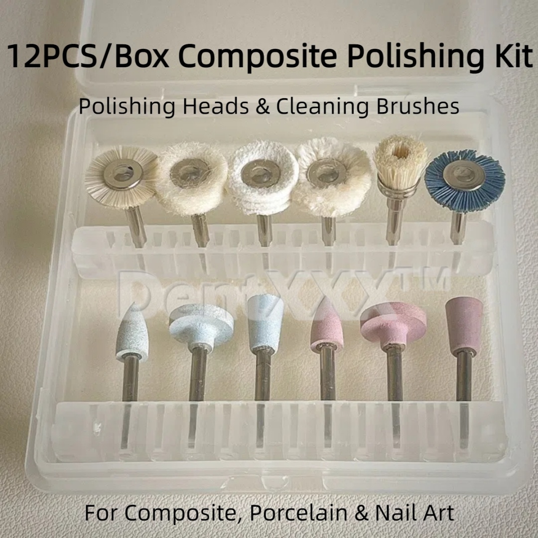 طقم تلميع مركب من 12 قطعة، فرش - مراجعة Group Head Brush وسعره