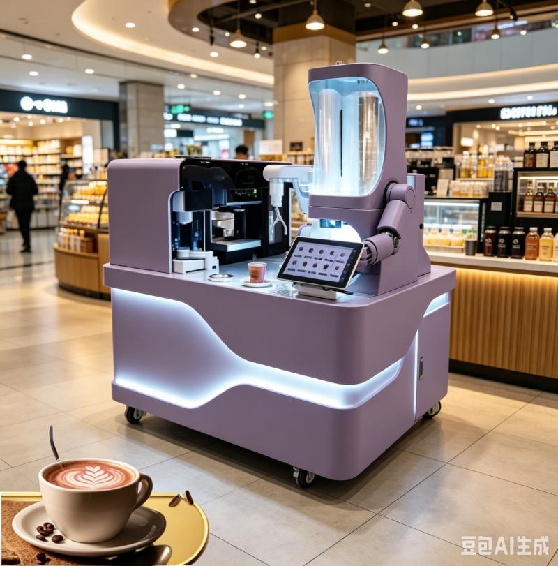 آلة قهوة لاتيه روبوتية أوتومات - مراجعة Coffee Equipment For Espresso Machine وسعره