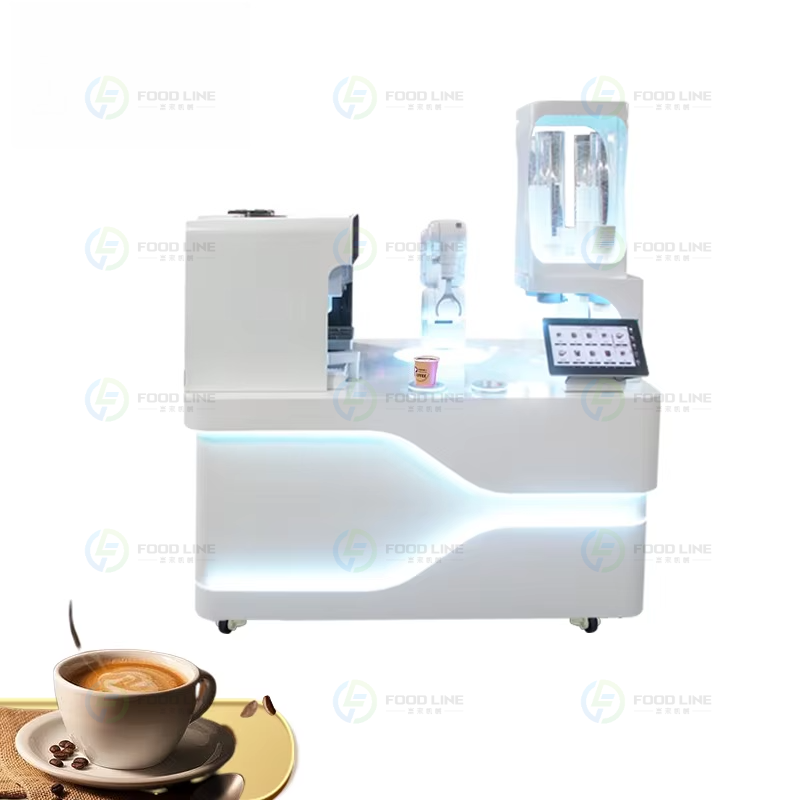 آلة قهوة لاتيه روبوتية أوتومات - مراجعة Coffee Equipment For Espresso Machine وسعره