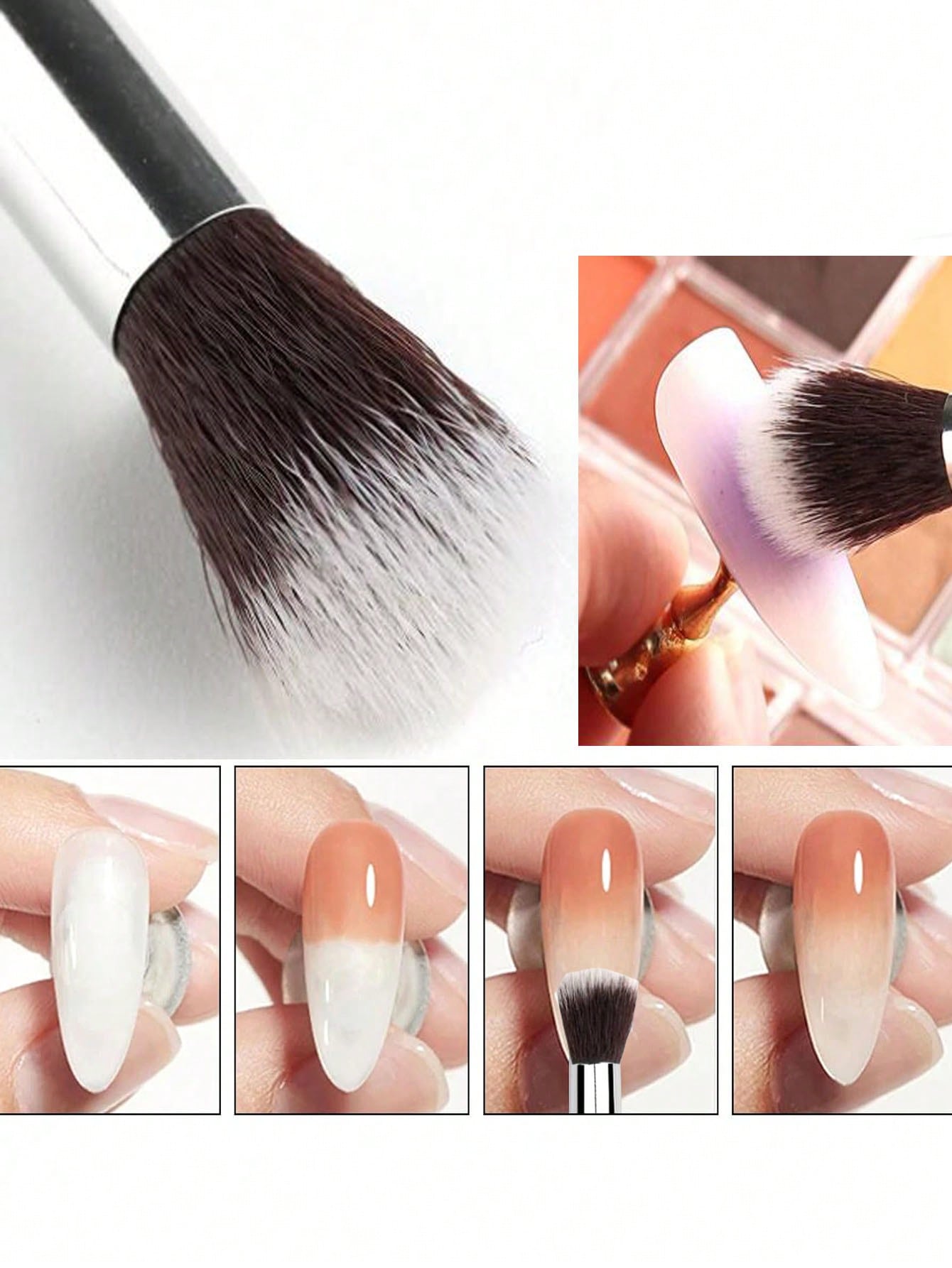 2 قطعة أومبير مسمار فرشاة فنية - مراجعة Group Head Brush وسعره