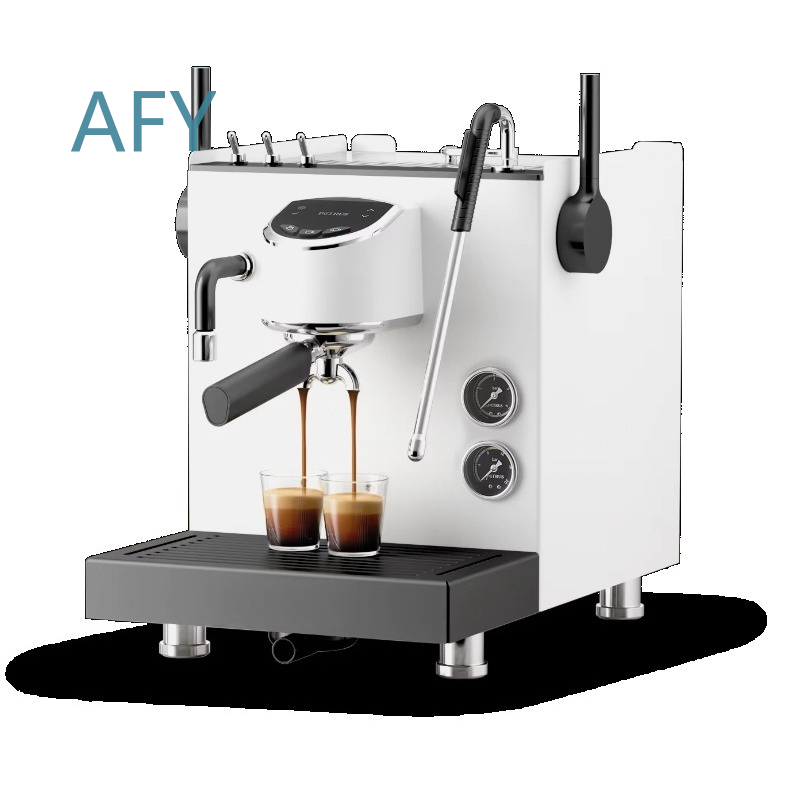 ماكينة إسبريسو شبه أوتوماتيكية - مراجعة Pressure Gauge Espresso وسعره