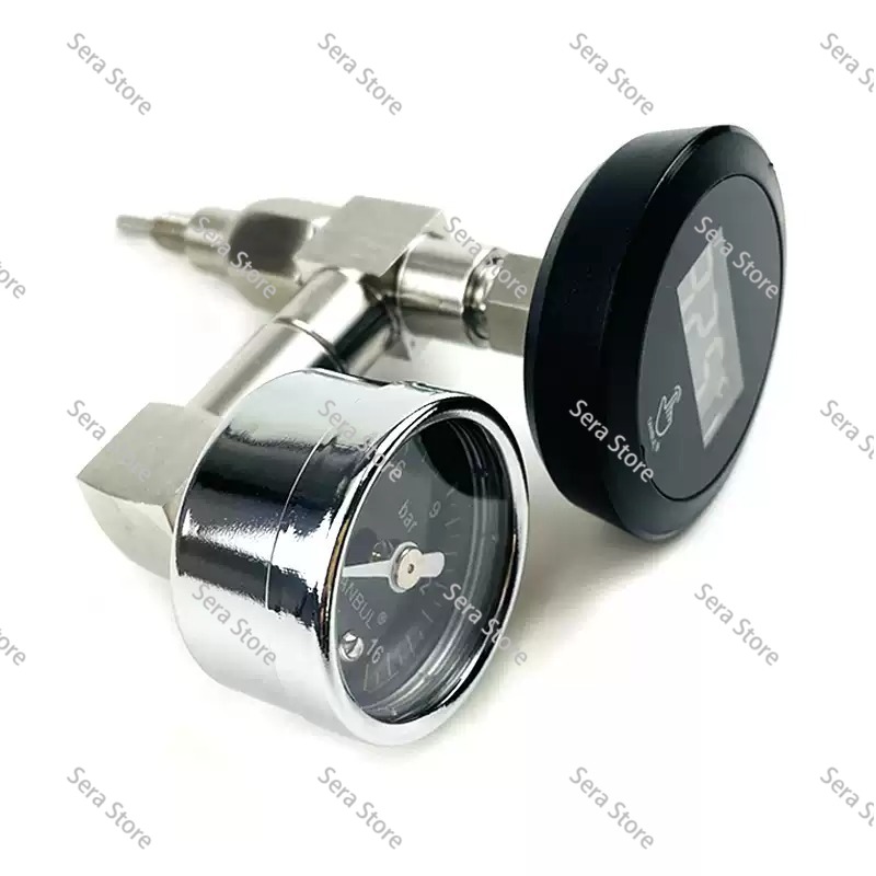 طقم ترقية ماكينة الإسبريسو E61 - مراجعة Pressure Gauge Espresso وسعره