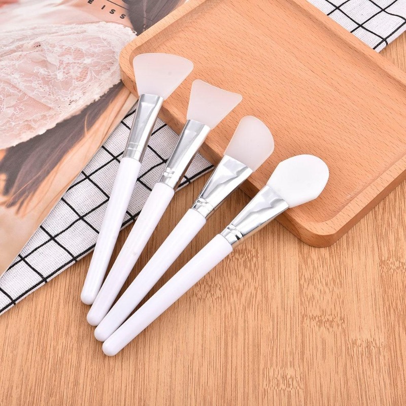 4 قطعة/المجموعة الأبيض ماكياج  - مراجعة Group Head Brush وسعره